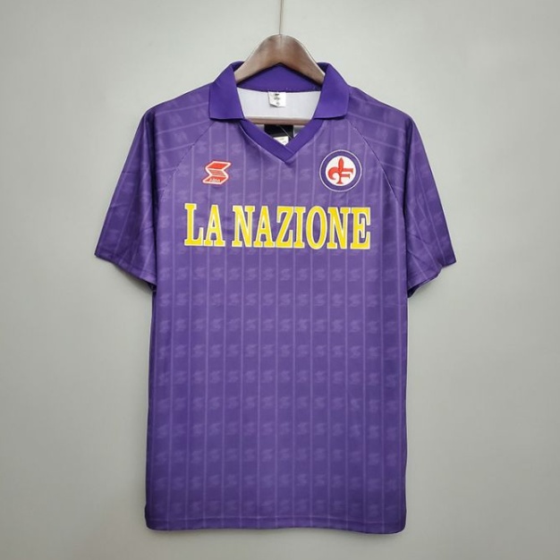 Retro Florence 89/90 home sleeve training suit