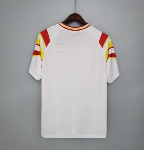 Retro Spain La Liga League 1996 away short sleeve training suit