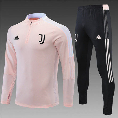 2021-2022 Juventus pink half pull training suit plus pants
