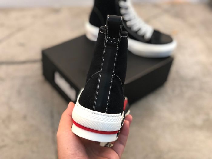 Dior 19 new atelier lace up print high top board shoes
