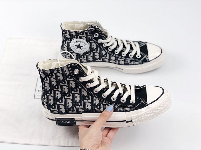Dior x Converse 1970s canvas shoes