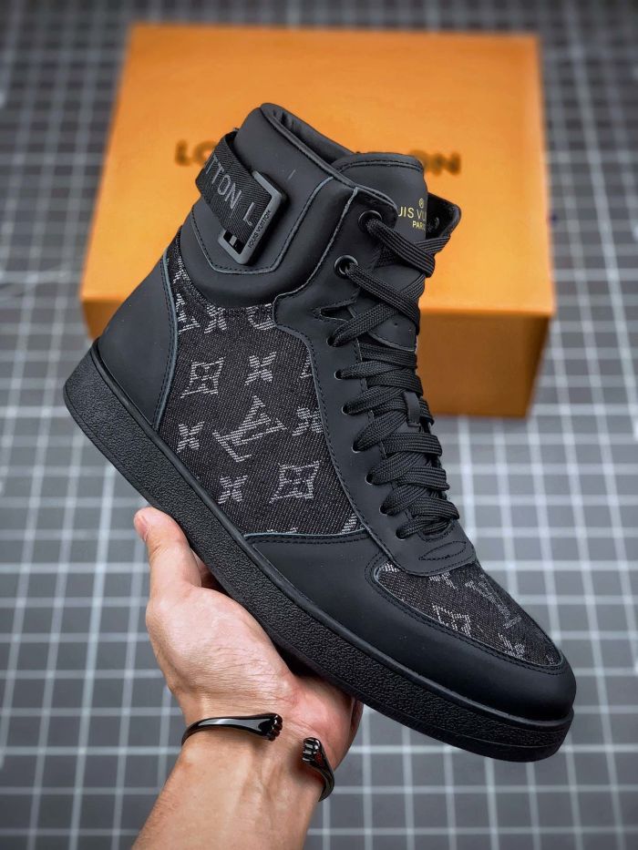 Louis Vuitton high top leather shoes