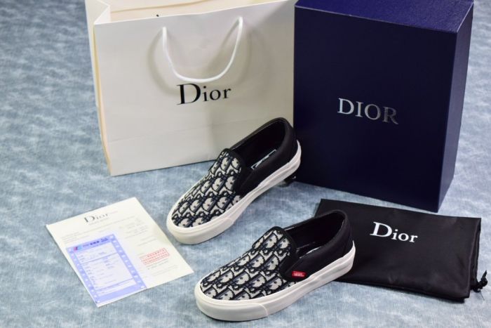 Dior x Vans in low top shoes