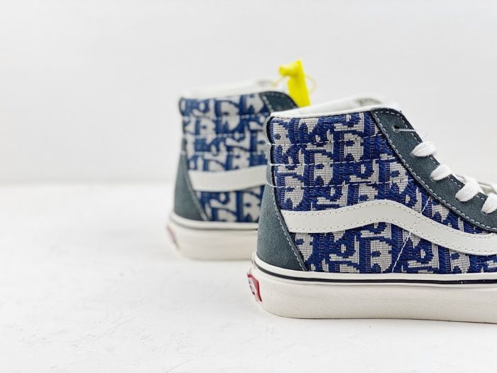 Dior x Vans delicious canvas vulcanized board shoes