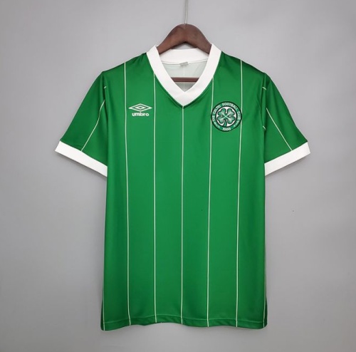 Retro 84/86 Celtic home version short sleeve training suit