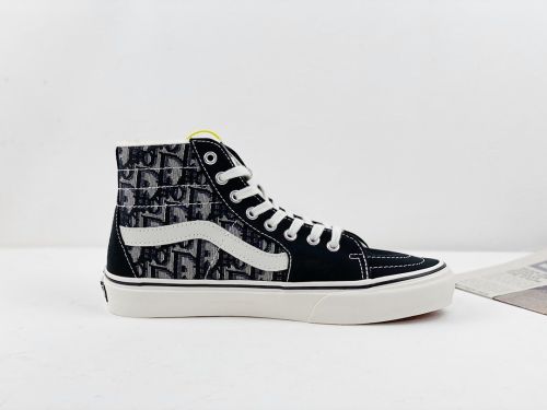 Dior x Vans delicious canvas vulcanized board shoes