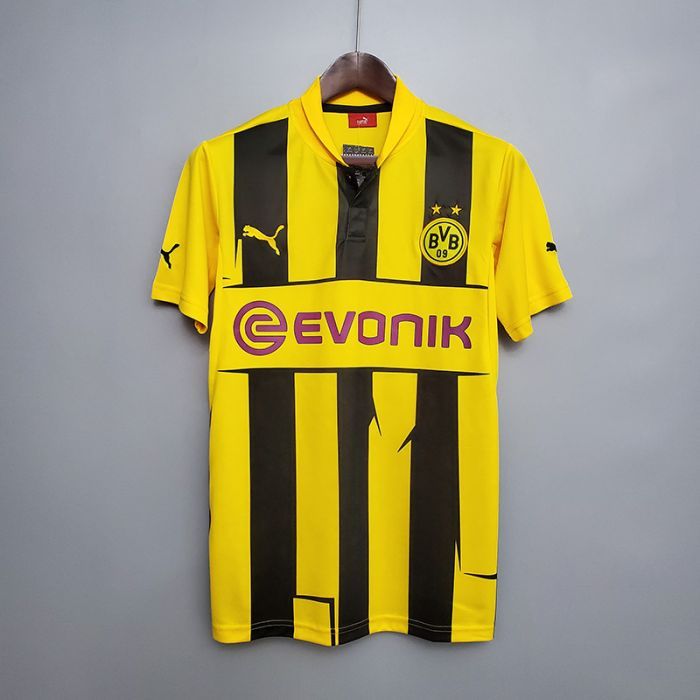 Retro Dortmund 12/13 home short sleeve training suit