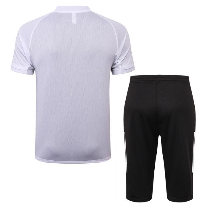 Sao paulo white short sleeve training suit(Shirt + Pant)