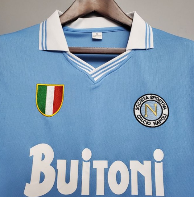 Retro Naples 88/89 home sleeve training suit