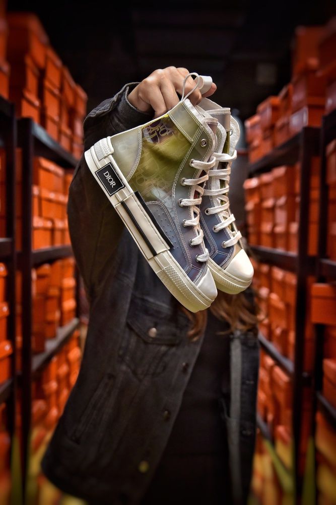 Dior B23 Oblique High Top Sneakers