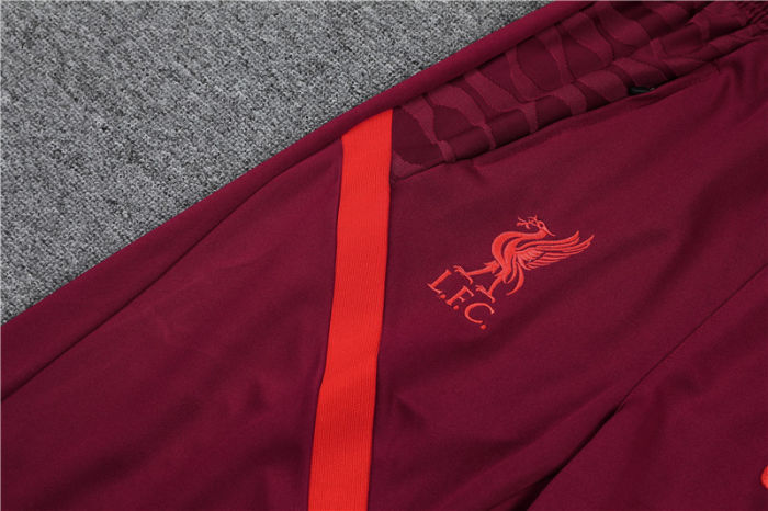 2021-2022 Liverpool red half pull jacket training suit