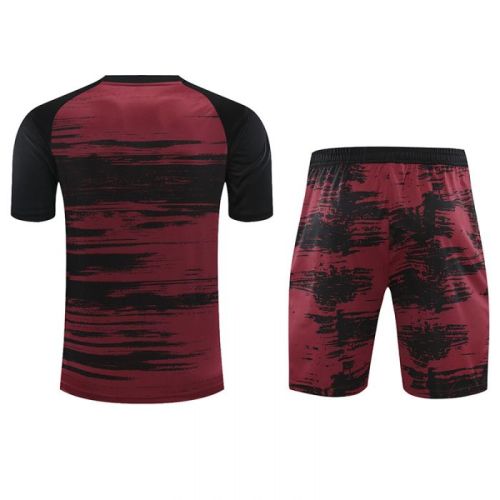 2021 Arsenal Black Red Training Suit Third Shorts (Shirt + Pant)