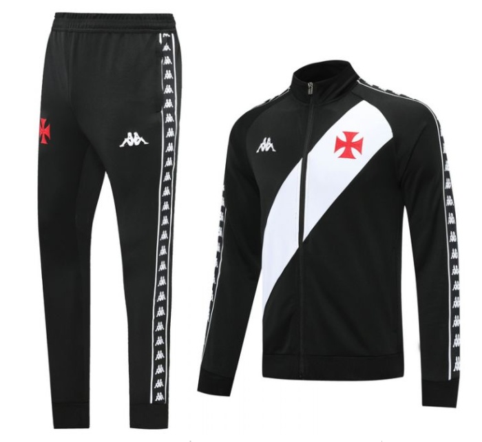 Vasco da Gama RJ Black Jacket Training Suit Grey (Top + Pant)