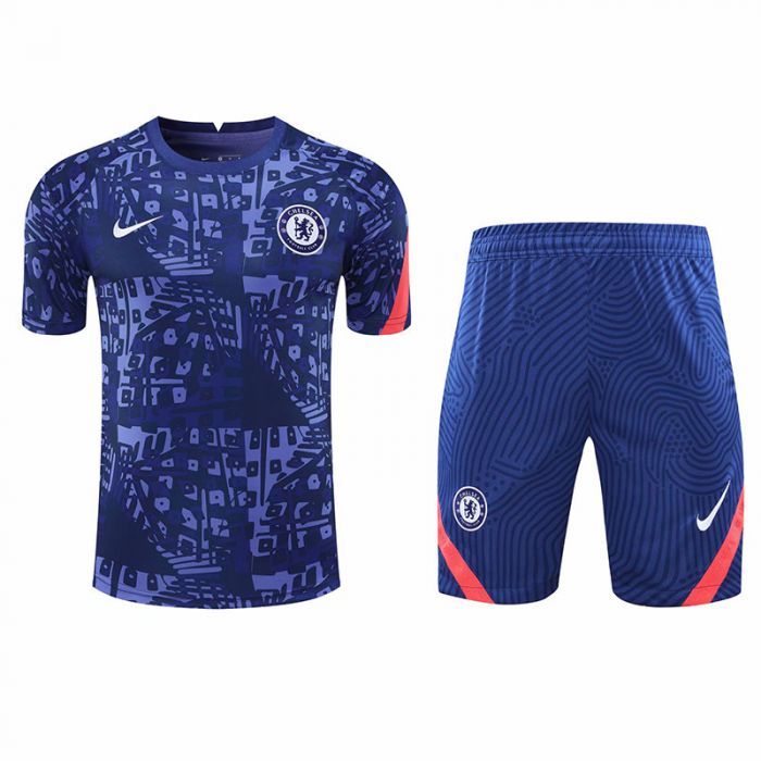 2021 Chelsea Blue Training Suit Third Shorts (Shirt + Pant)