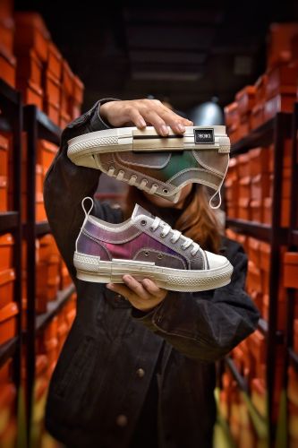 Dior B23 Oblique High Top Sneakers