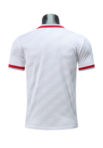 1986 Manchester United white soccer jersey
