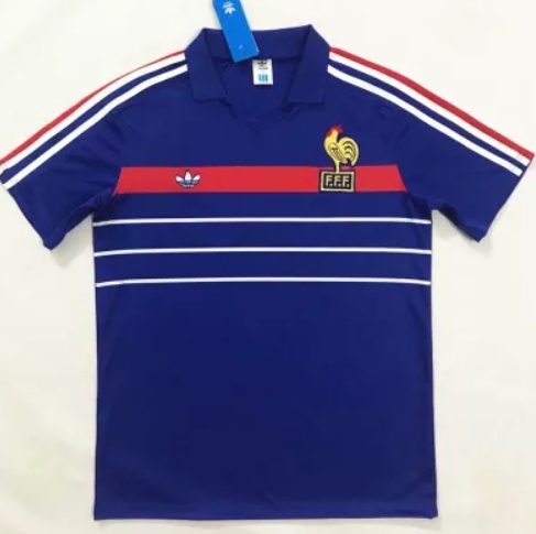 1984 France home retro jersey