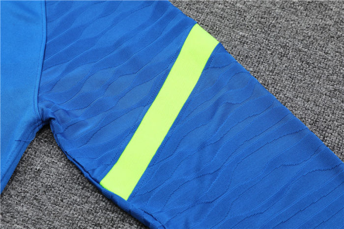 2021-2022 Tottenham Hotspur blue half pull training suit plus pants