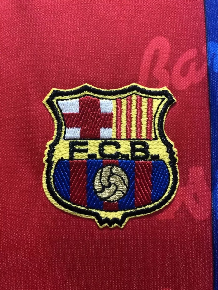 Mens Barcelona Retro Home Jersey 1992-95