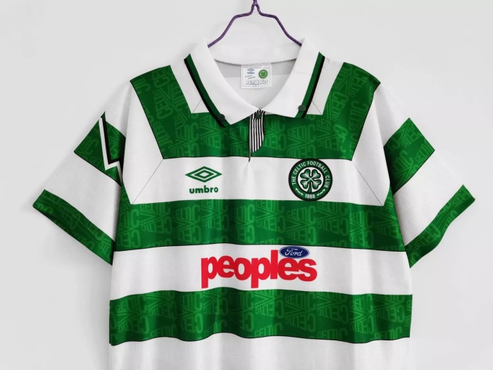 91-92 Celts Home Retro Jersey