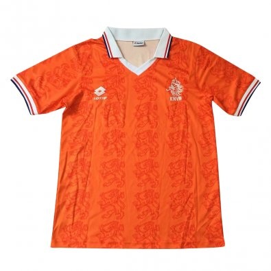 1995 Netherlands Retro Home Soccer Jersey Men's