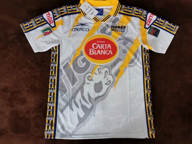 Tigres UANL 97/98 Grey Soccer Jersey