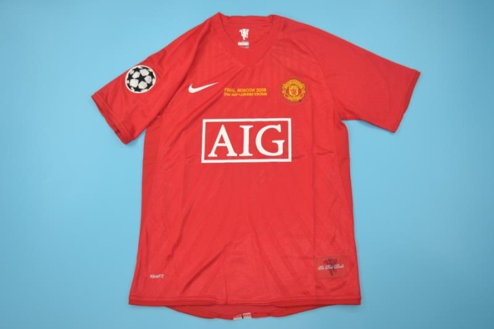 Manchester Utd 07/08 Home UCL Final Jersey