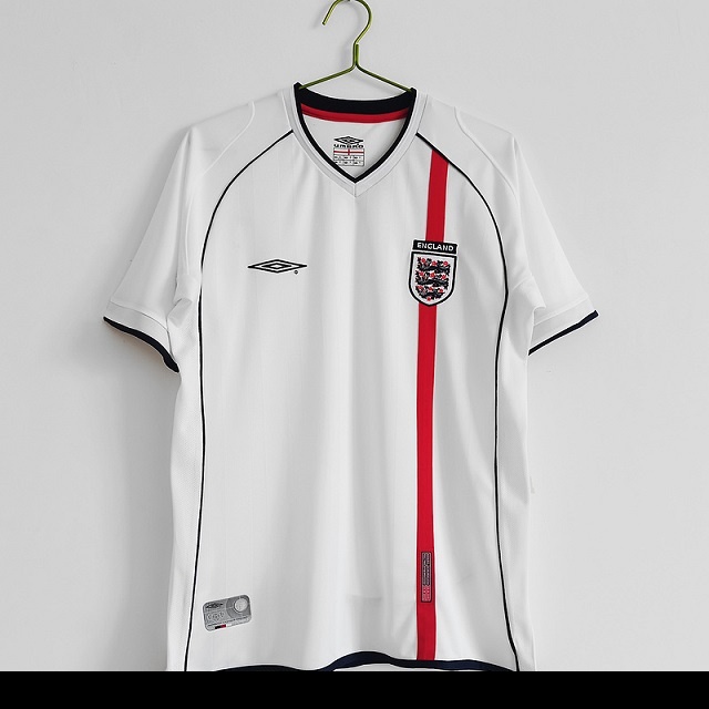 England 2002 World Cup Home Soccer Jersey