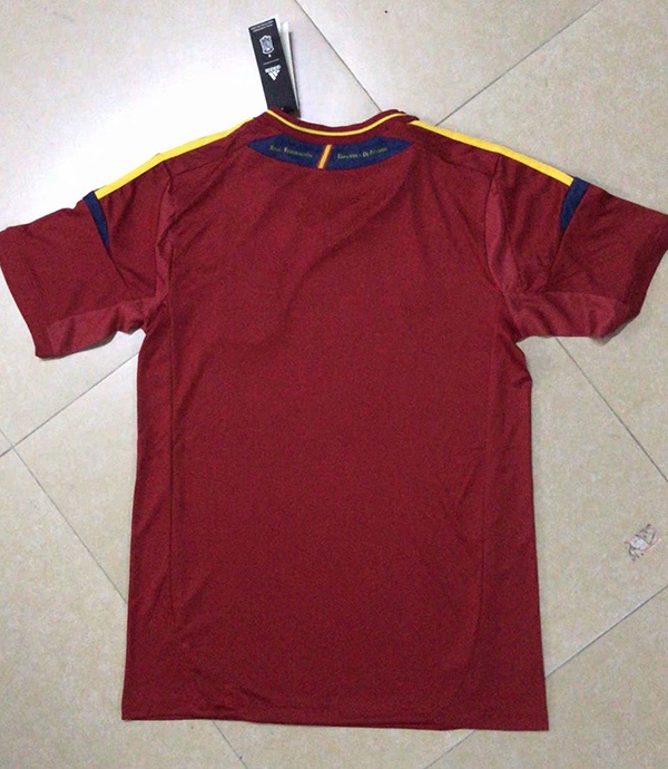 Spain 2012 Home Soccer Jersey