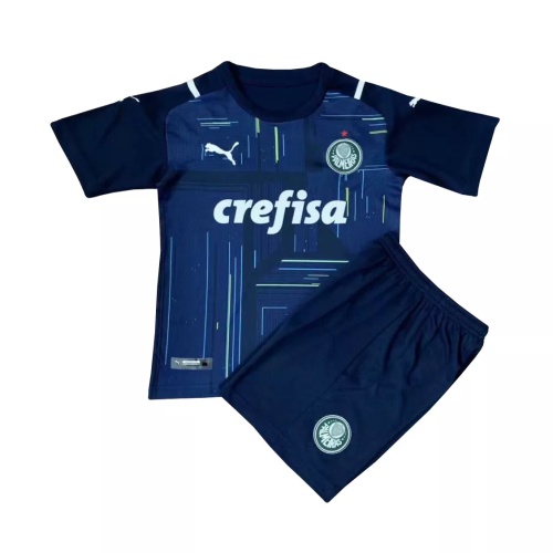 Kids Palmeiras Goalkeepr Navy Jersey 2021/22