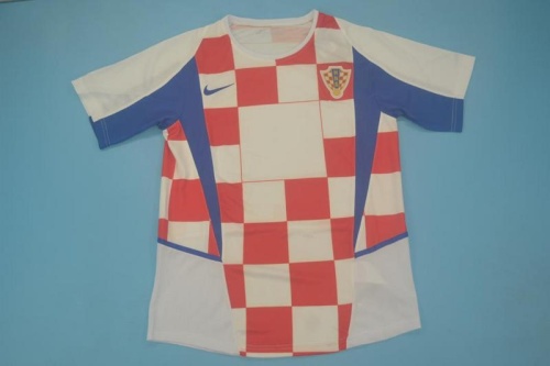 Croatia 2002 World Cup Home Soccer Jersey