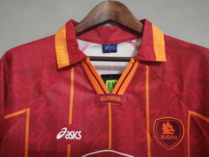 Roma 96/97 Home Soccer Jersey