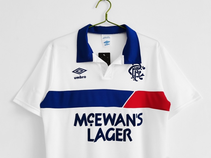 Rangers 1994 Away White Soccer Jersey