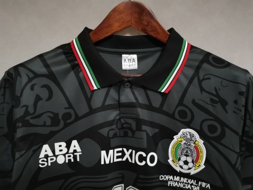 1998 World Cup Special Black Soccer Jersey