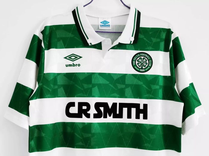 89-91 Celts Home Green Retro Jersey