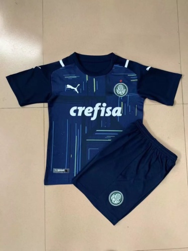 Kids Palmeiras Goalkeepr Navy Jersey 2021/22