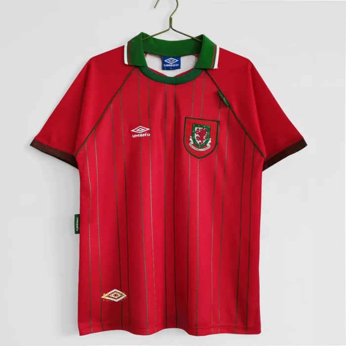 94/96 Welsh Home Retro Jersey Fans Version