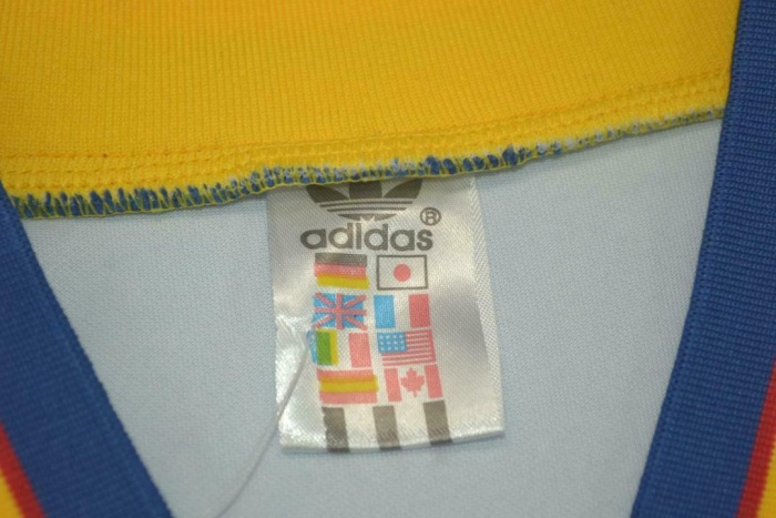 Sweden 1994 World Cup Away Soccer Jersey