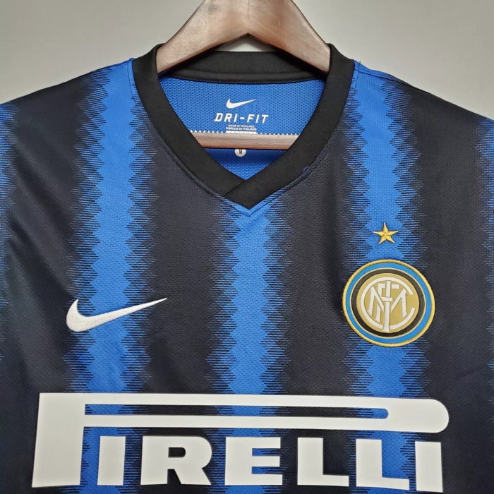 10-11 Inter Mlian Home Retro Jersey