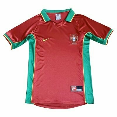 Portugal 1998 Home Soccer Jersey