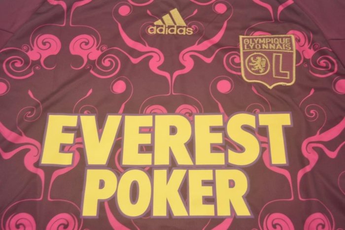 Lyon 10/11 Away Purple Soccer Jersey