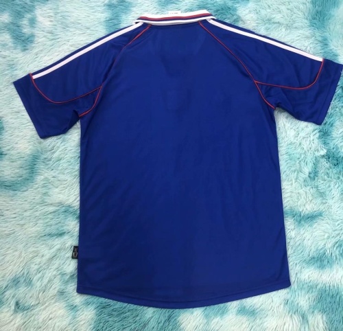 Lyon 00/01 Away Blue Soccer Jersey