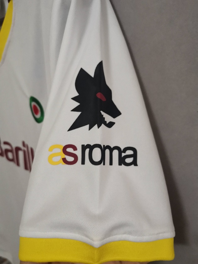 Roma 91/92 Away White Soccer Jersey