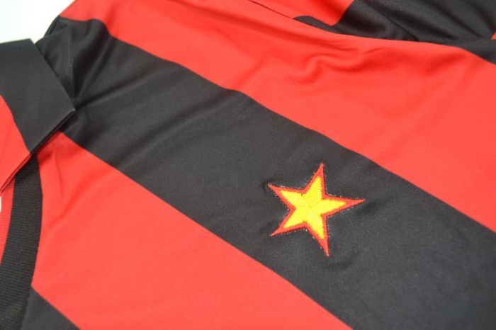 AC Milan 91/92 Home Soccer Jersey