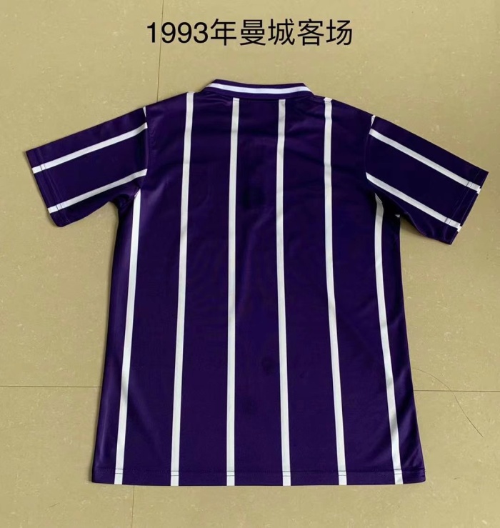 Manchester City 1993 Away Soccer Jersey