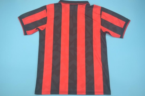 AC Milan 93/94 Home Soccer Jersey