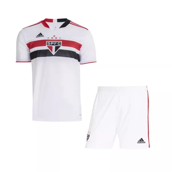 Kids Sao Paulo FC Home Jersey 2021/22