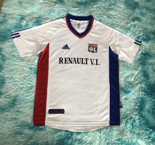 Lyon 01/02 Home Soccer Jersey