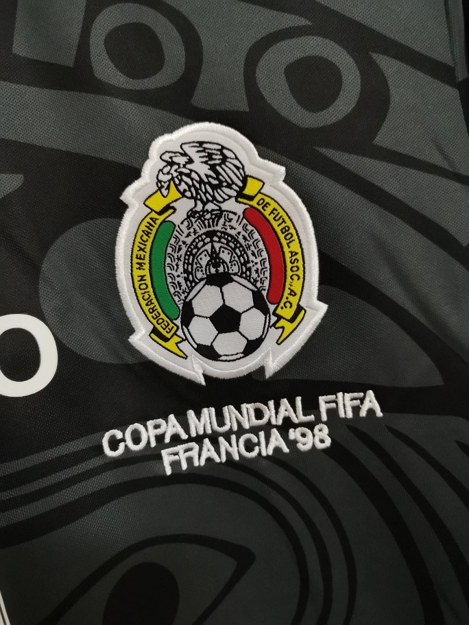1998 World Cup Special Black Soccer Jersey