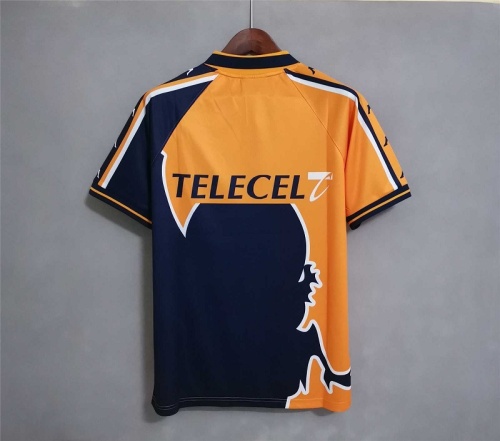 Porto 97/99 Away Orange/Black Soccer Jersey